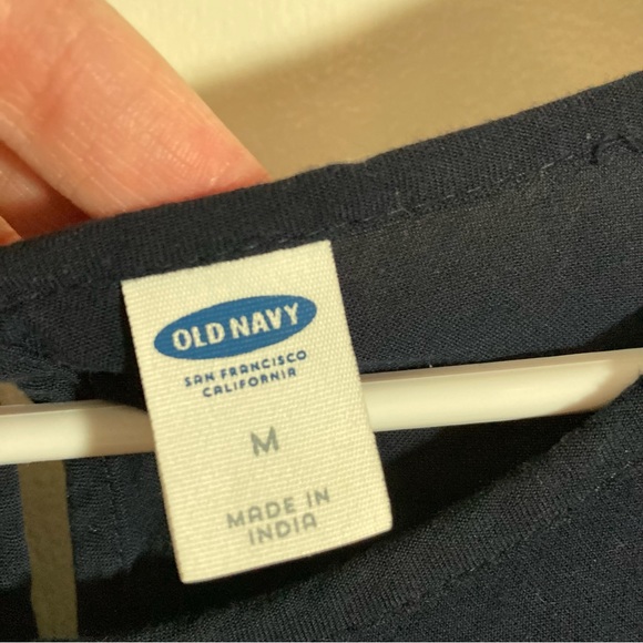 Old Navy sheer stripe top medium - Picture 3 of 5